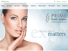 Tablet Screenshot of lipsonplasticsurgery.com